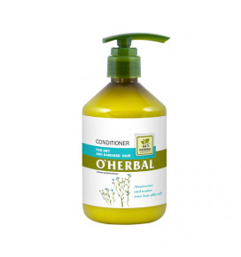 OHERBAL kondicionierius sausiems ir pažeistiems plaukams su linų sėmenų ekstraktu, 500 ml