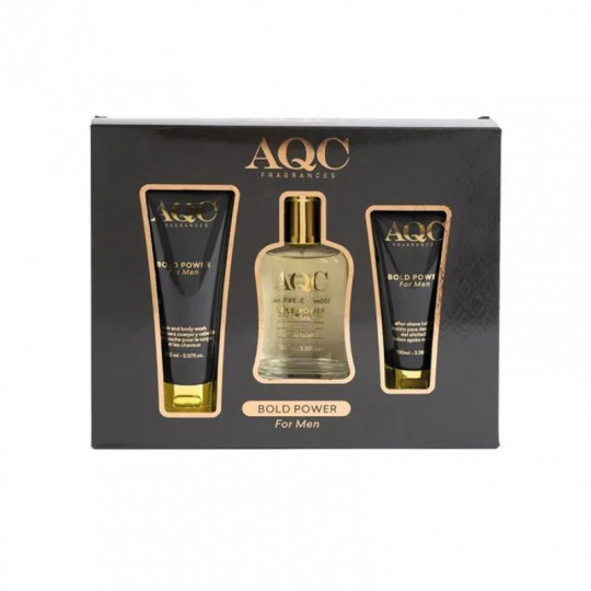 Aqc Fragrances Bold Power: 100ml Eau de toilette, 100ml After Shave Lotion,