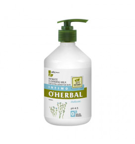 OHerbal intimate cleansing wash with flax seed extract, 500 ml