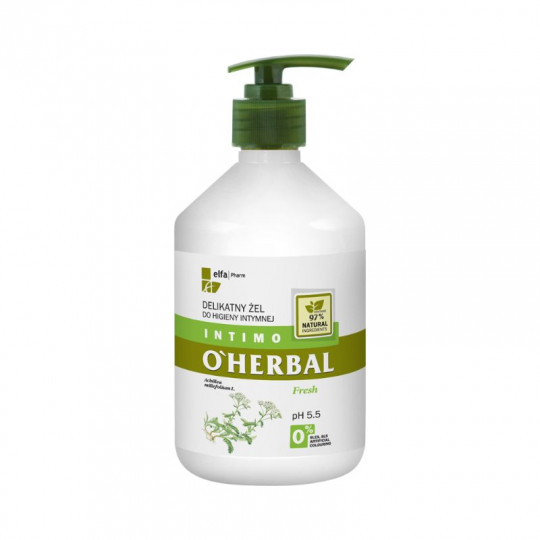 OHERBAL intimate hygiene gel with yarrow extract, 500 ml