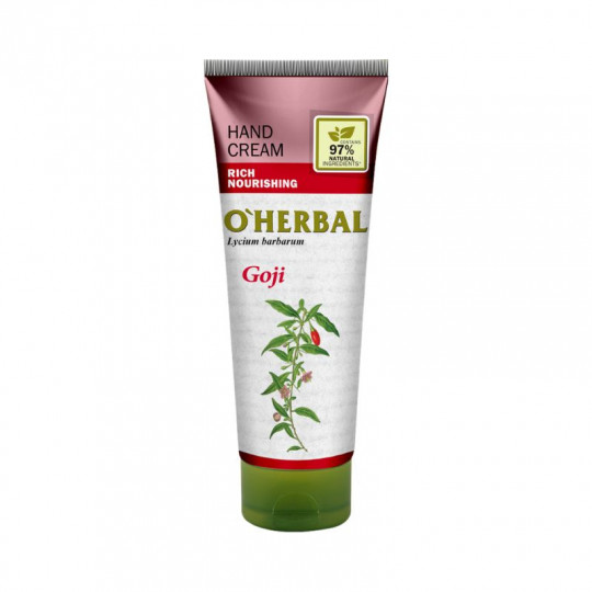 OHERBAL nourishing hand cream with goji berries, 75 ml