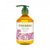 OHERBAL skystas muilas su Damasko rožių ekstraktu, 500 ml