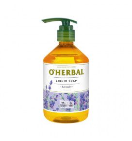 OHERBAL skystas muilas su levandų ekstraktu, 500 ml