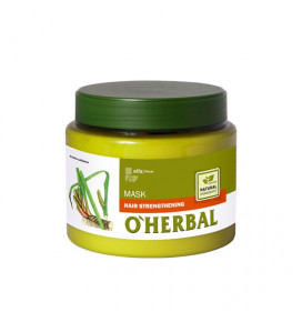 OHERBAL kaukė plaukams stiprinamoji su ajerų šaknų ekstraktu, 500 ml