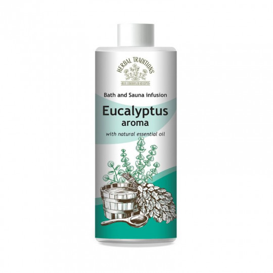 Herbal Traditions aromatic bath and sauna infusion Eucalyptus, 500 ml