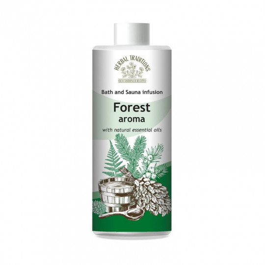 Herbal Traditions aromatinis antpilas vonioms, saunoms ir pirtims su natūraliais eteriniais aliejais miško aromato Forest, 500 m
