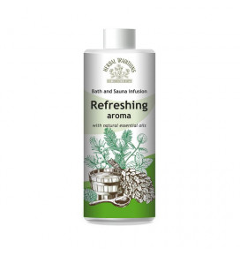 Herbal Traditions aromatinis antpilas vonioms, saunoms ir pirtims su natūraliais eteriniais aliejais gaivinančio aromato Refresh