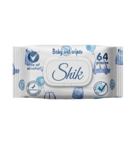 SHIK Baby drėgnos servetėlės vaikams, 64 vnt