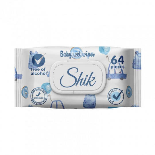 SHIK Baby wet wipes, 64 pcs
