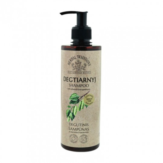 Herbal Traditions plaukų šampūnas Degutinis, 400 ml