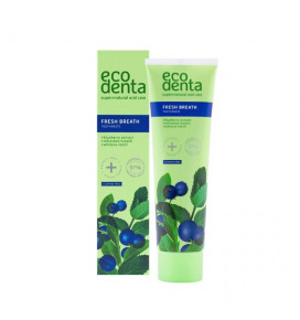 ECODENTA FRESH BREATH Blueberry dantų pasta 100 ml