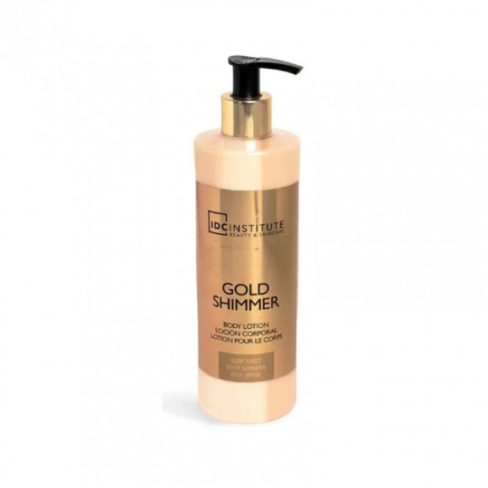 IDC INSTITUTE kūno losjonas su auksiniu blizgesiu Gold Shimmer, 400 ml