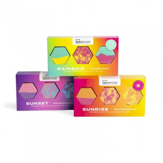 IDC INSTITUTE vonios burbulų rinkinys Cocktail, 3x35 g