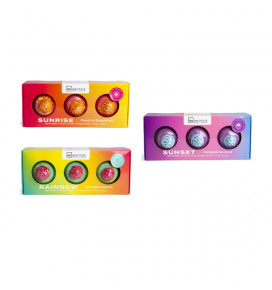 IDC INSTITUTE vonios burbulų rinkinys Cocktail, 3 x100 g