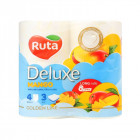 RUTA toilet paper Pure White DELUXE MANGO, 4 rolls, 3-ply, unit