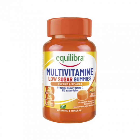 Equilibra food supplement Multivitamins  low Sugar, 30 gummies, 90g