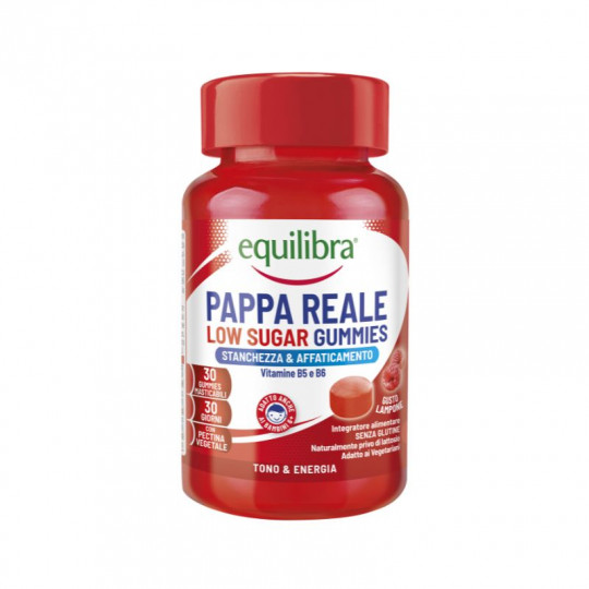 Equilibra maisto papildas guminukai Royal Jelly, mažai cukraus, 30 guminukų, 90g