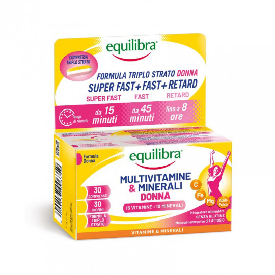 Equilibra food supplement Multivitamin & Minerals WOMAN, 30 pcs, 45g