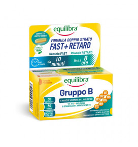 Equilibra maisto papildas B grupės vitaminai, dvigubas sluoksnis, 30vnt, 30g