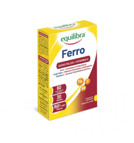 Equilibra food supplement Iron Plus with Vitamin C + Folic Acid, 60 vegicap