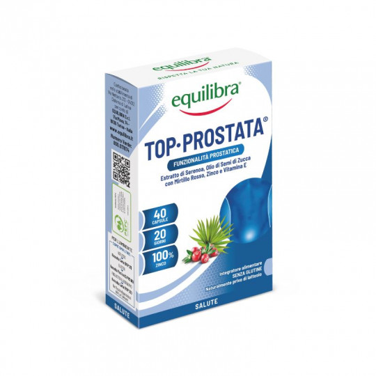 Equilibra food supplement Top Prostate, 40 jelly pearls