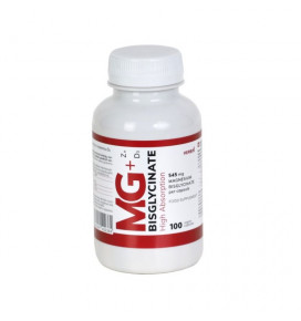 Magnesium BISGLYCINATE + zinc + vit D, 100 capsules