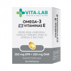 VITA-LAB maisto papildas Omega-3 + Vitaminas E, N30