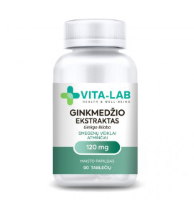 VITA-LAB Ginkmedžio ekstraktas 120mg, N90