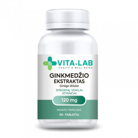 VITA-LAB Ginkmedžio ekstraktas 120mg, N90