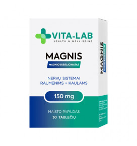VITA-LAB Magnesium Bisglycinate 150 mg, 30 tablets