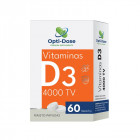 OPTI-DOSE Vitamin D3 4000, dietary supplement 230 g, 60 capsules