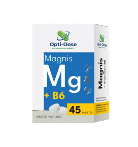 OPTI-DOSE Magnesium 150 mg + Vitamin B6, dietary supplement 700 mg, 45 caps
