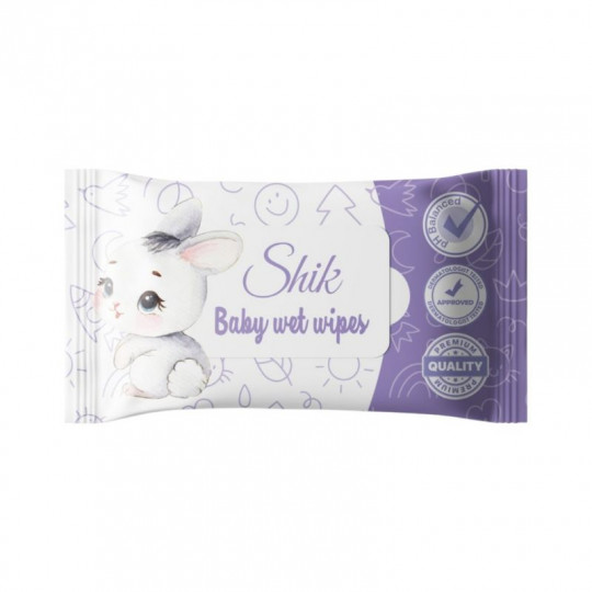 SHIK Baby wet wipes, 25 pcs