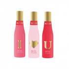 AURORA LOVE TIME dovanų rinkinys, 3 pozicijos, Passion Fruit. 3x150ml vonios burbulai, kūno losijonas, dušo žėlė