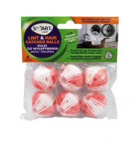 Smart Wash lint and hair collection balls, 6 pcs