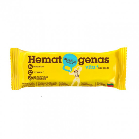 Hematogenas su sėmenimis ir vitaminais, 50 g