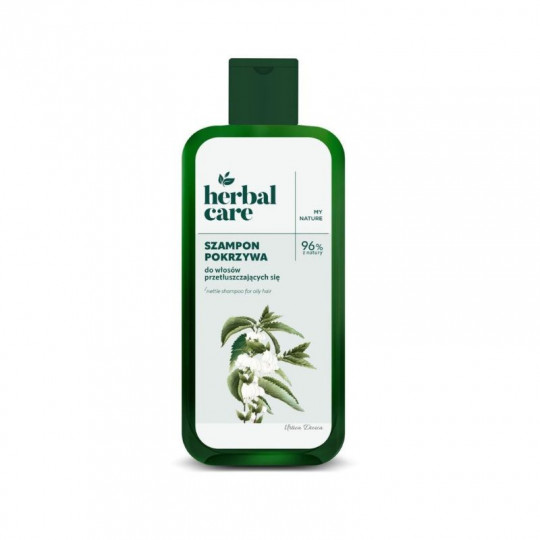 Herbal Care šampūnas riebiems plaukams su dilgėlių ekstraktu, 330 ml