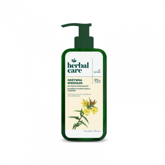 Herbal Care kondicionierius dažytiems plaukams su nakvišų ekstraktu, 200 ml