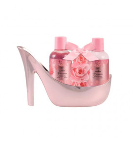 AURORA FOR YOU dovanų rinkinys, 3 pozicijos, White Tea 2x150ml kūno losijonas, dušo žėlė 3x4g rožių muiliukai