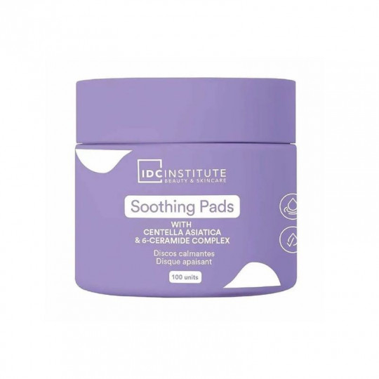 IDC Institute soothing facial pads with ceramides, 100 pcs