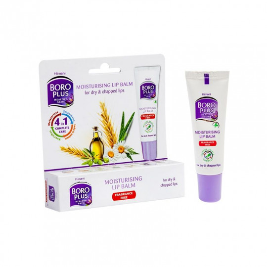 BORO Plus drėkinamasis lūpų balzamas, bekvapis, 10 ml