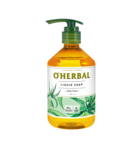 OHERBAL skystas muilas su alavijų ekstraktu, 500 ml