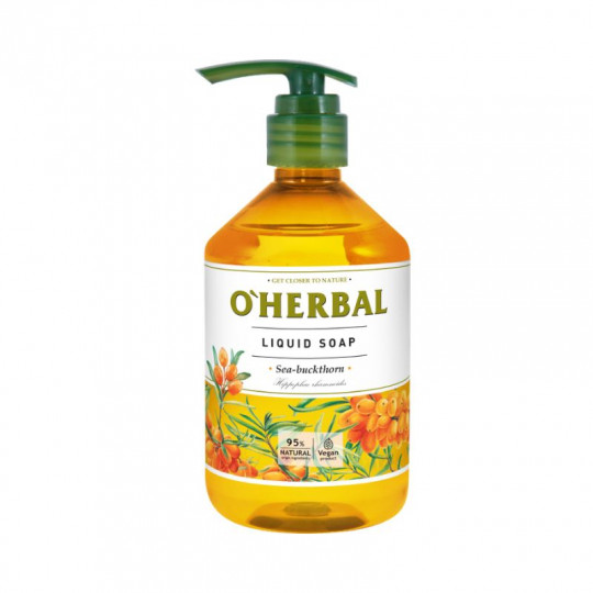O’Herbal Liquid Soap with Sea Buckthorn Extract, 500 ml