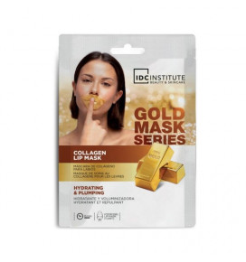 IDC INSTITUTE hidrogelinė lūpų kaukė Gold Collagen, 8 g