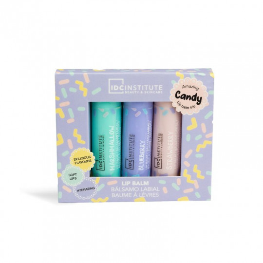 IDC INSTITUTE CANDY LIP BALM TRIO