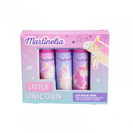 MARTINELIA LITTLE UNICORN LIP BALM TRIO