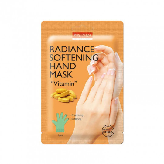 Purederm brightening and firming hand mask Vitamin, 1 pair
