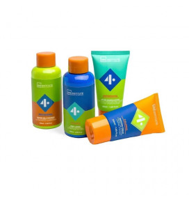 IDC Institute Men Travel Bag: 100ml shampoo & shower gel, 100ml body lotion