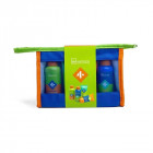 IDC INSTITUTE vonios rinkinys vyrams kelioninis 4 Elements, 4 pozicijos: 100 ml šampūnas ir dušo gelis, 100 ml kūno losjonas, 50