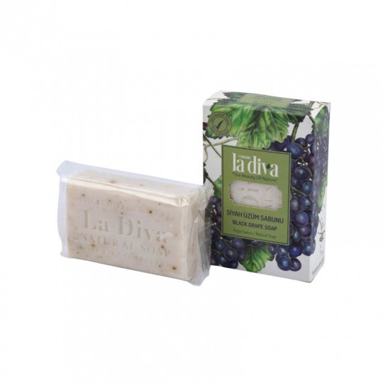 La Diva Natural Soap with Black Grapes, 100 g